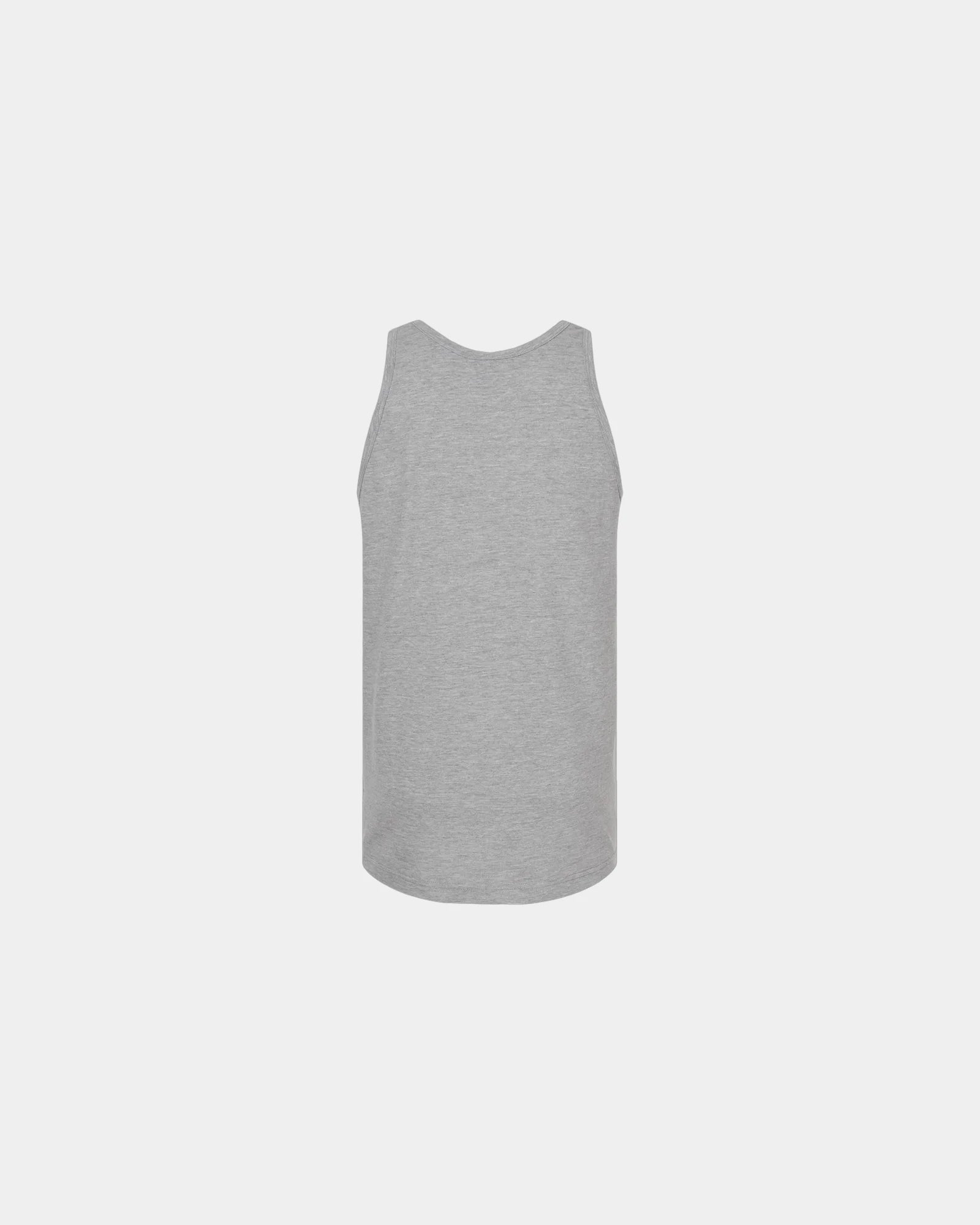 Custom ring-spun cotton unisex fine jersey tank top - Heather Grey
