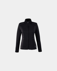 Custom women's full-zip jacket with princess seams - Black