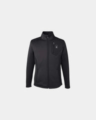 Custom full-zip jacket for men's outerwear needs - Black