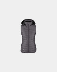 Custom polyester puffer vest with detachable hood - Polar