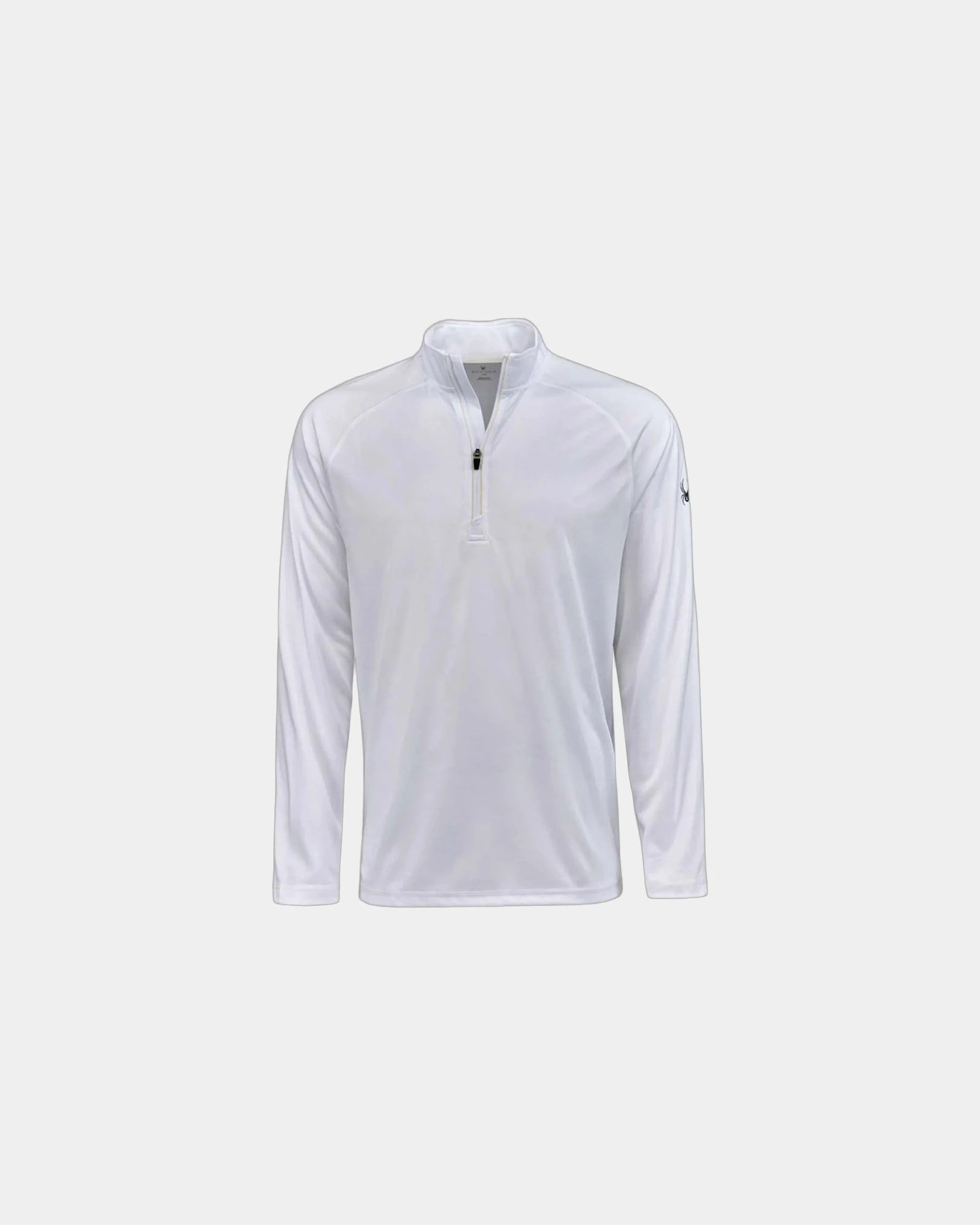 Custom polyester half-zip pullover for teams - White
