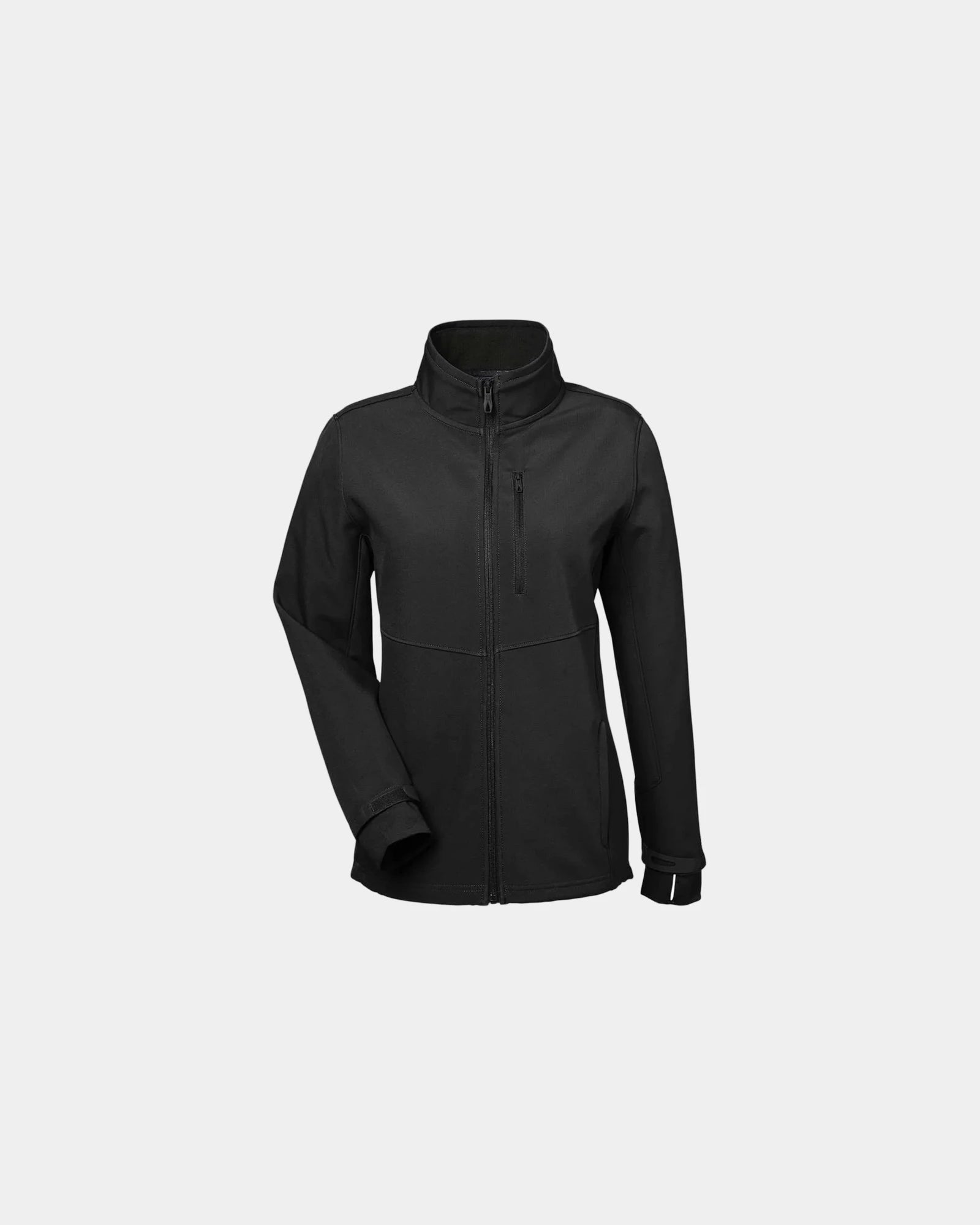 Custom touring jacket with stretch storm cuffs - Black