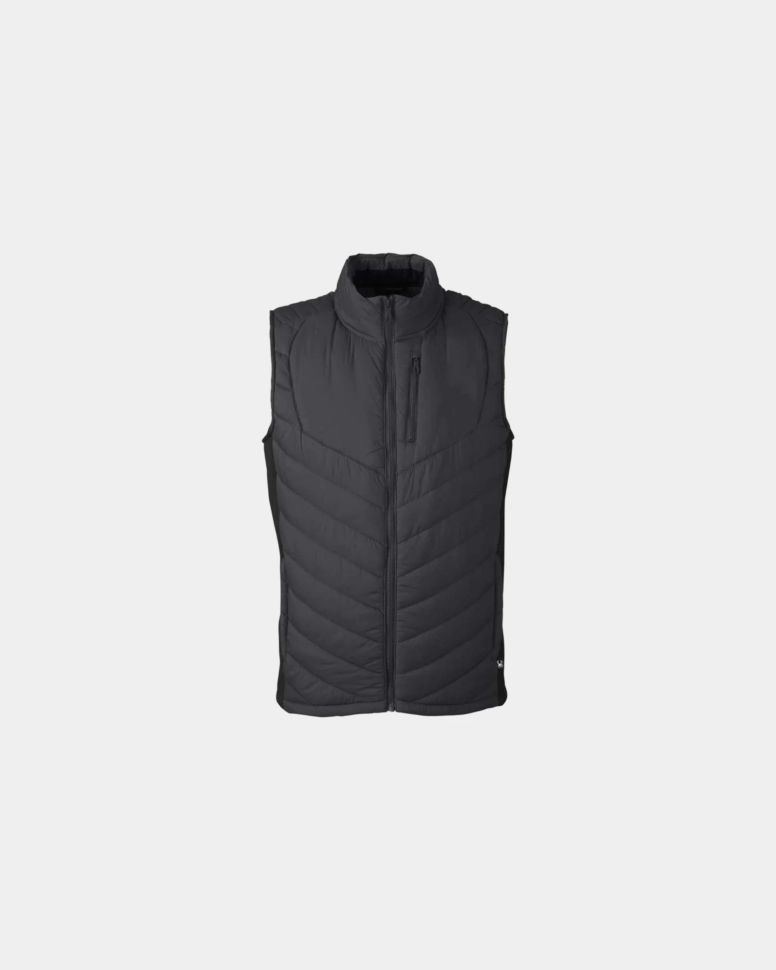 Custom stretch-panel men's challenger vest - Black