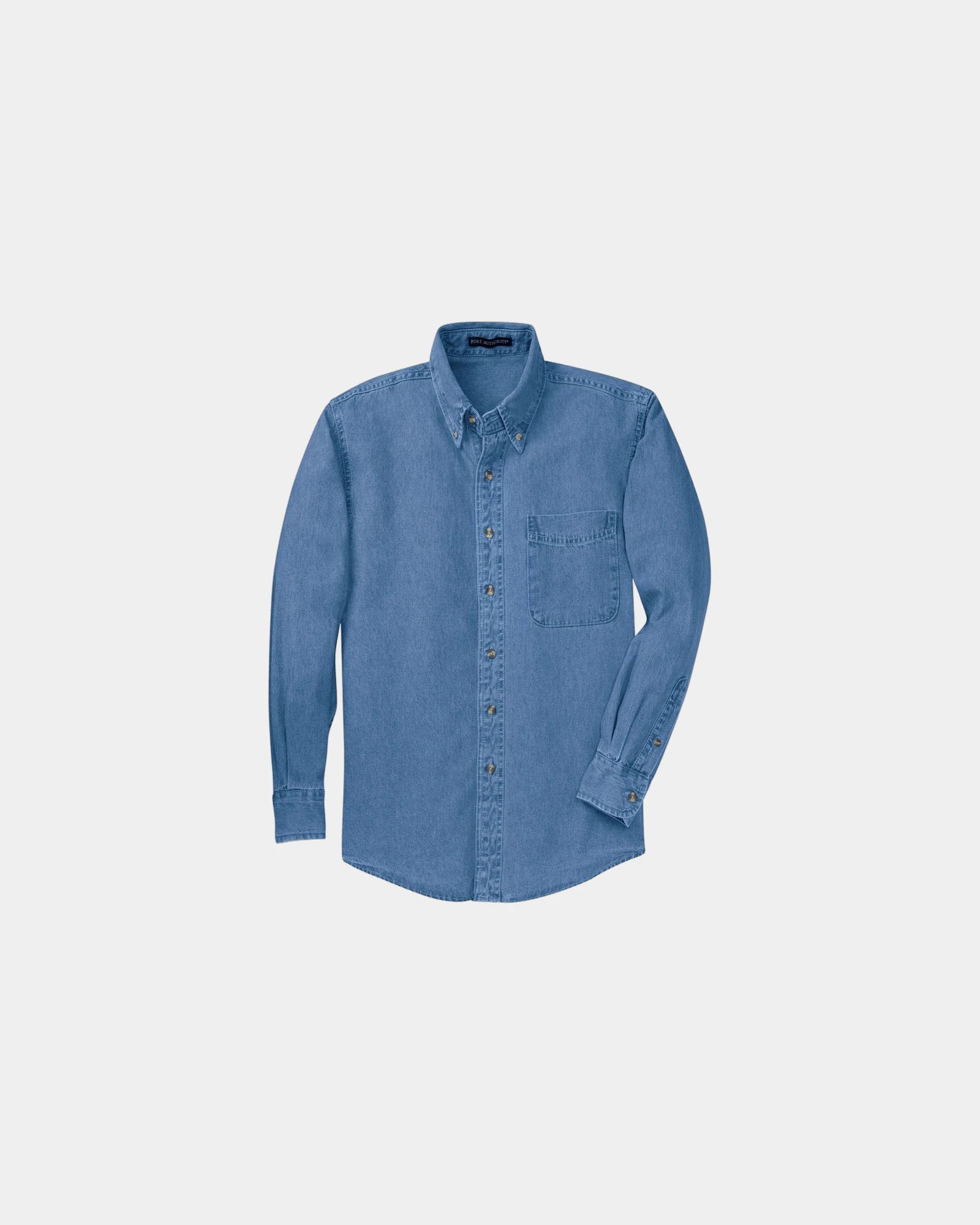 Custom denim shirt Port Authority long sleeve - 4