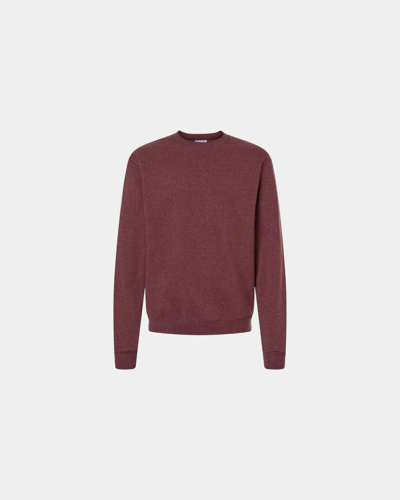 Custom denim shirt Port Authority long sleeve - Maroon Heather