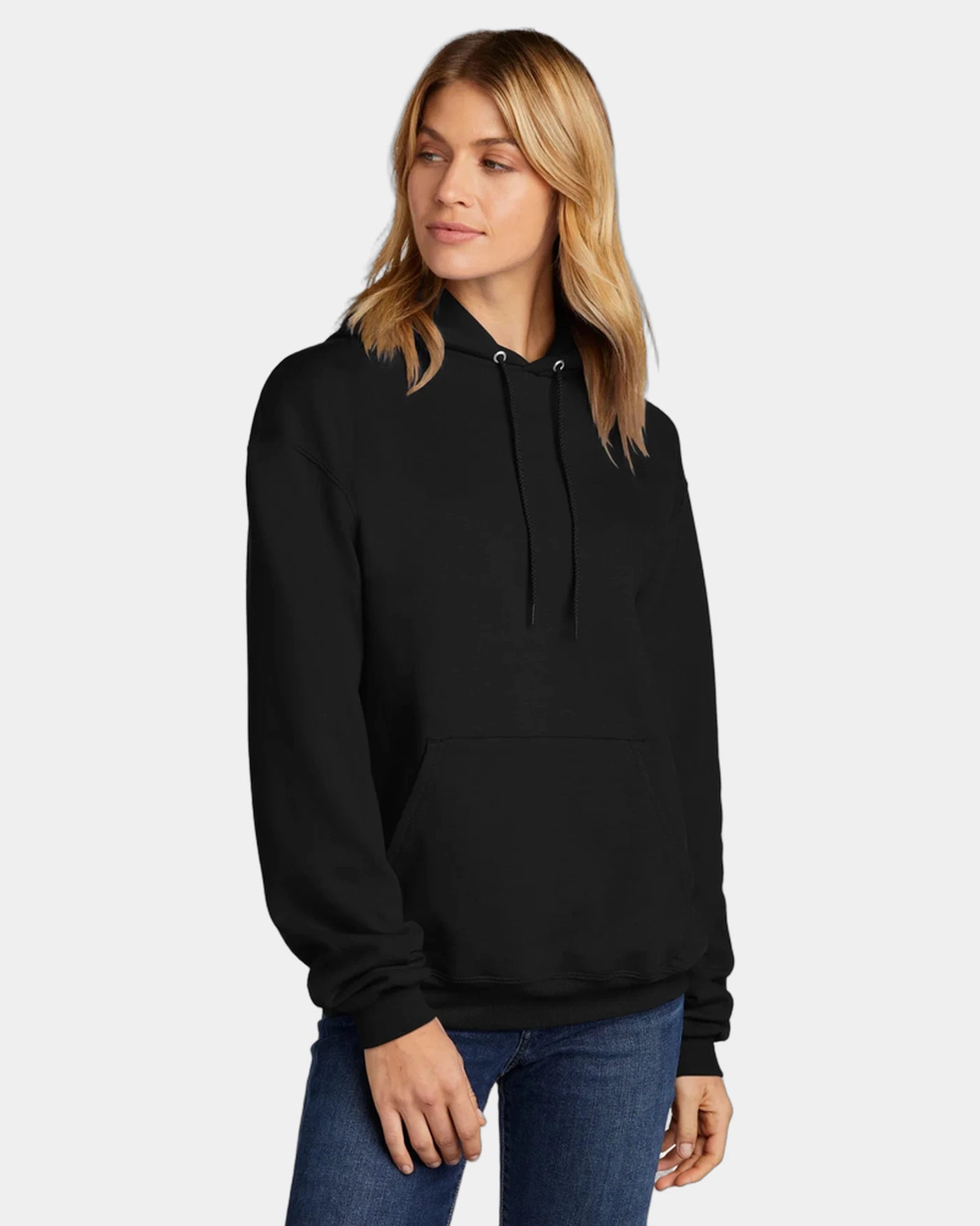 Custom Powerblend pullover hoodie for teams - Black