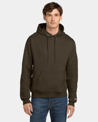 Custom Powerblend pullover hoodie for teams - Chocolate Brown