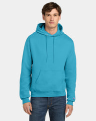 Custom Powerblend pullover hoodie for teams - Blue Lagoon