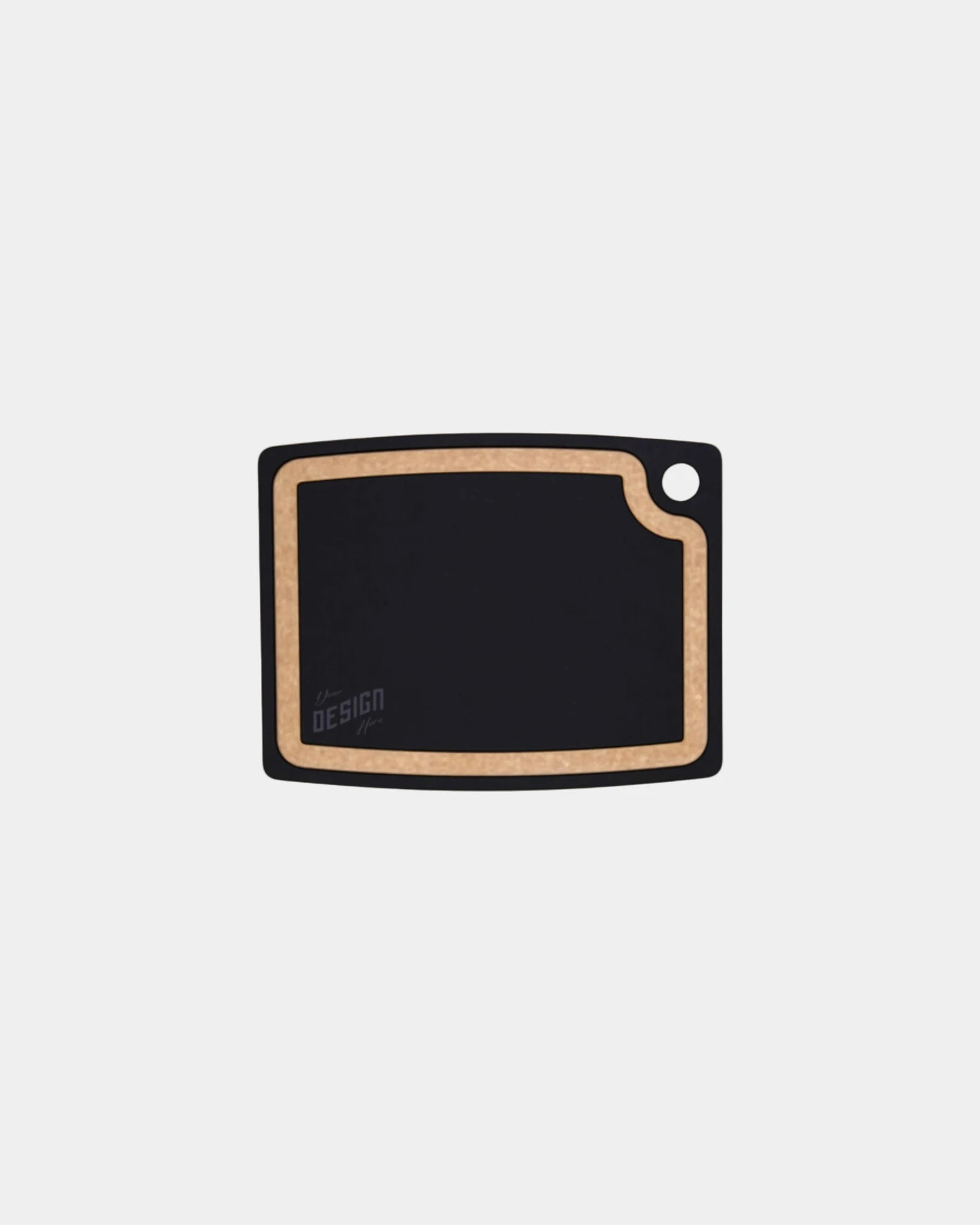 Custom heat-resistant cutting board Swiss Army Gourmet - Black-Natural