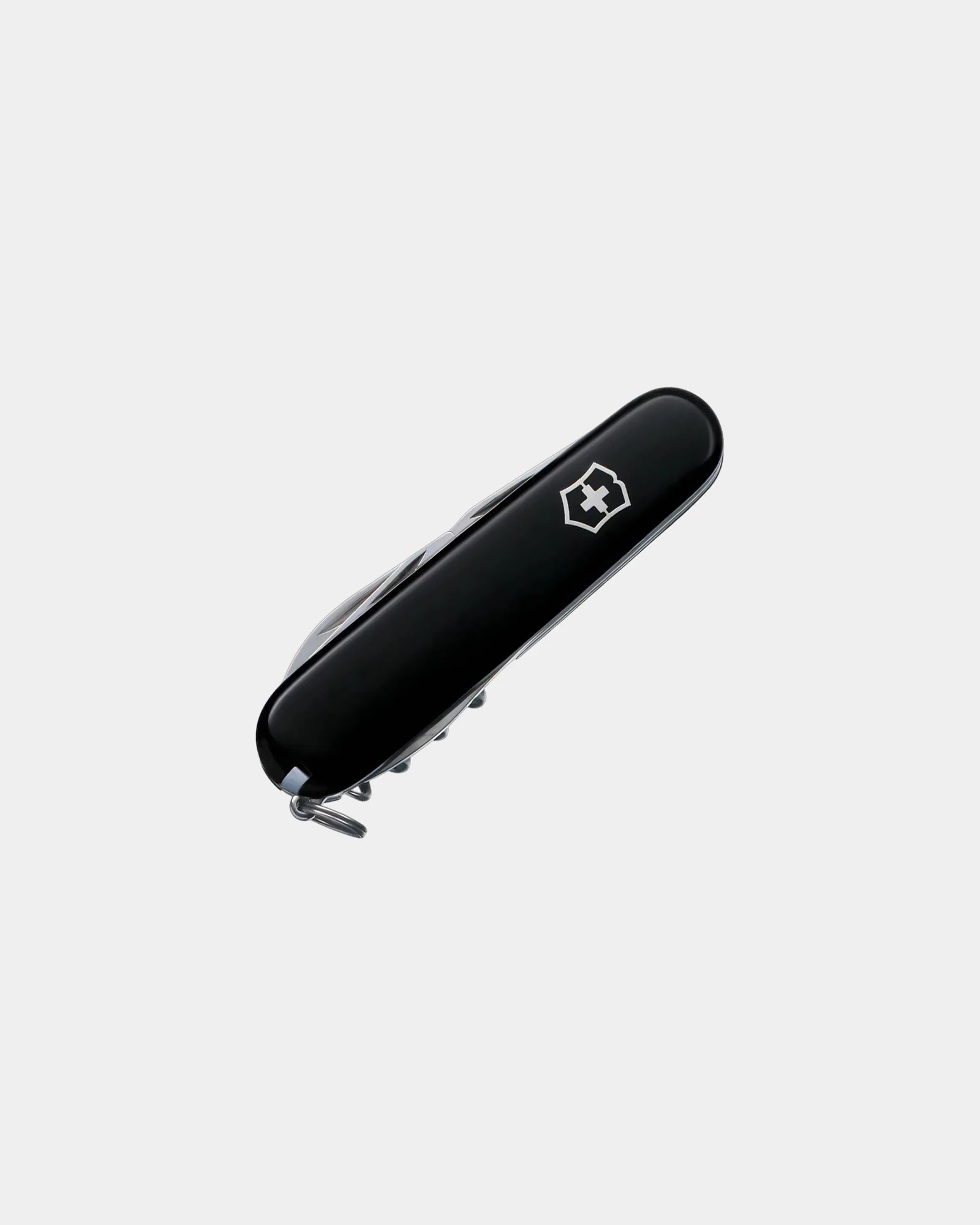 Custom stainless steel pocket knife Swiss Army Spartan - Black