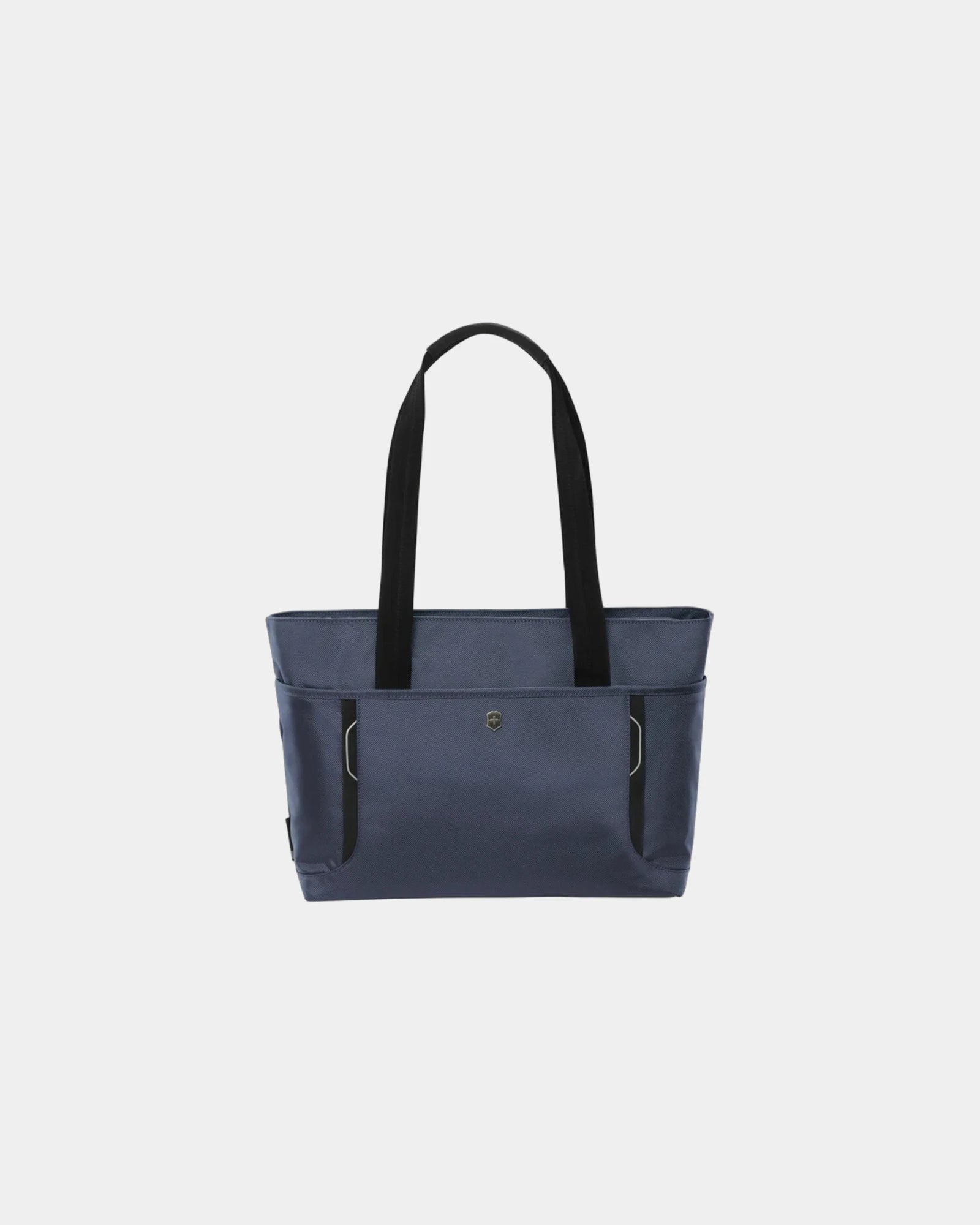 Custom polyester Swiss Army WT 6.0 shopping tote bag - Blue