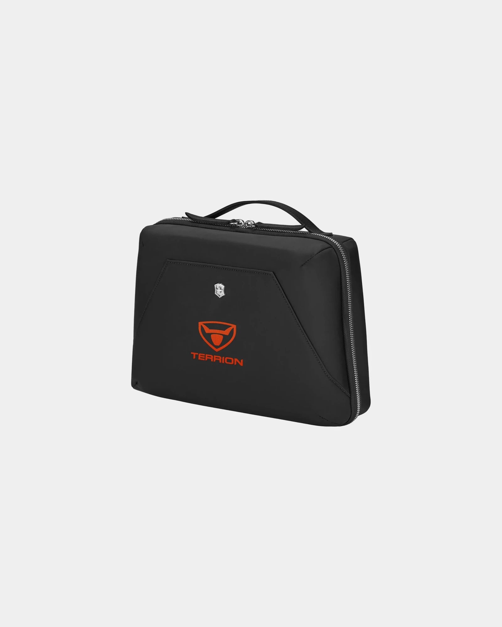 Custom nylon and leather Swiss Army Victoria beauty case - 4