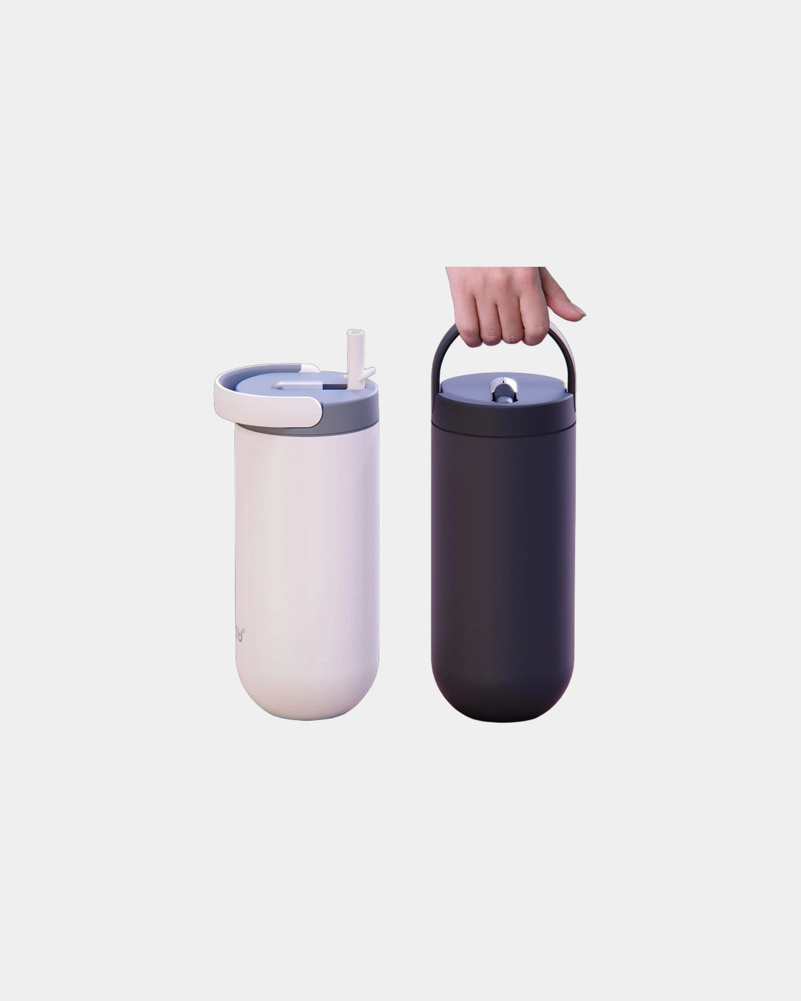 Custom insulated stainless steel 30-oz water bottle - Black
