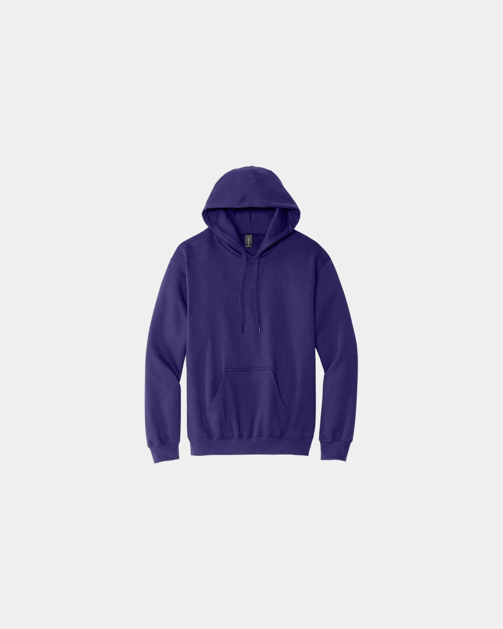 Custom midweight pullover hooded sweatshirt cotton - Purple