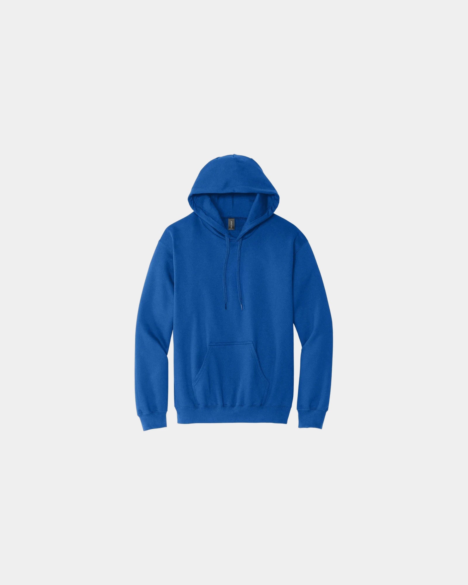 Custom midweight pullover hooded sweatshirt cotton - Royal