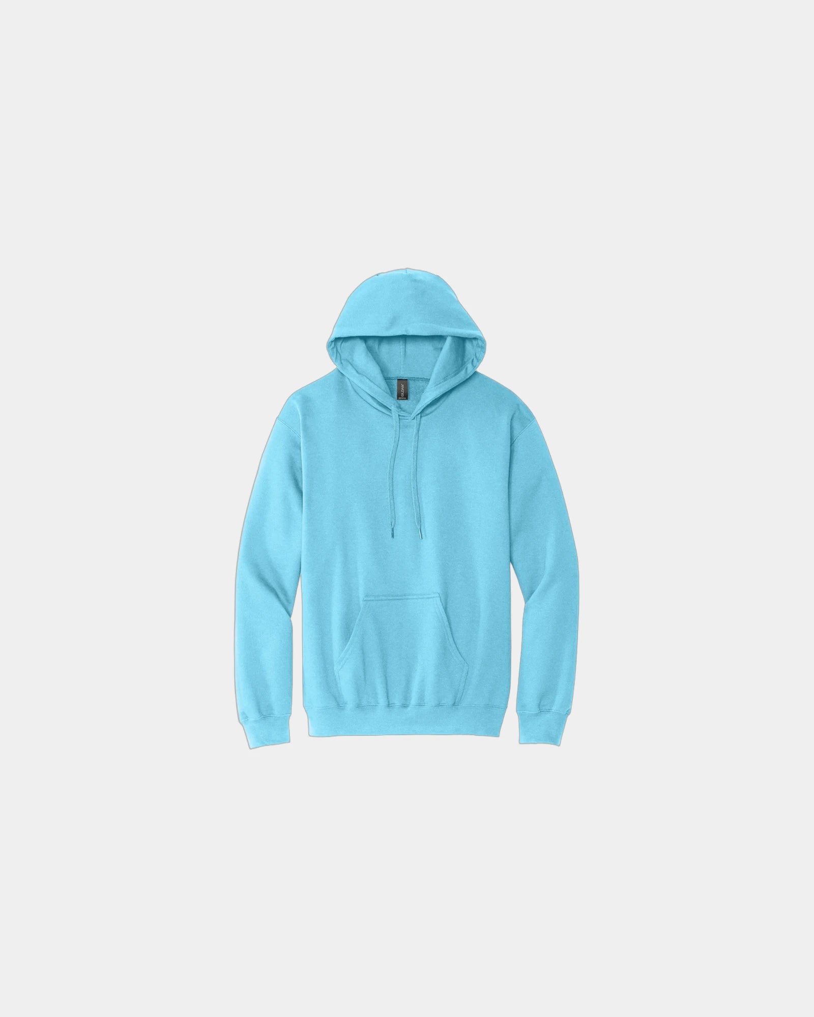 Custom midweight pullover hooded sweatshirt cotton - Sky