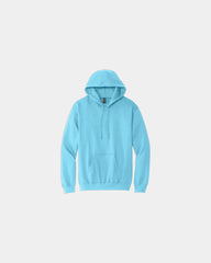 Custom midweight pullover hooded sweatshirt cotton - Sky