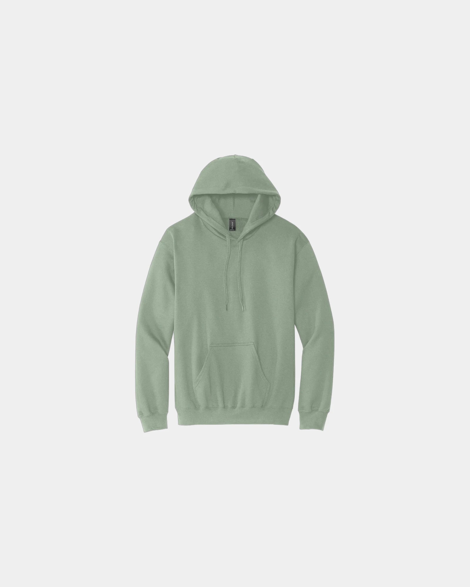 Custom midweight pullover hooded sweatshirt cotton - Sage
