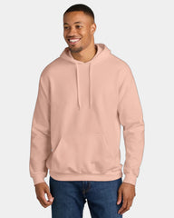 Custom midweight pullover hooded sweatshirt cotton - Dusty Rose