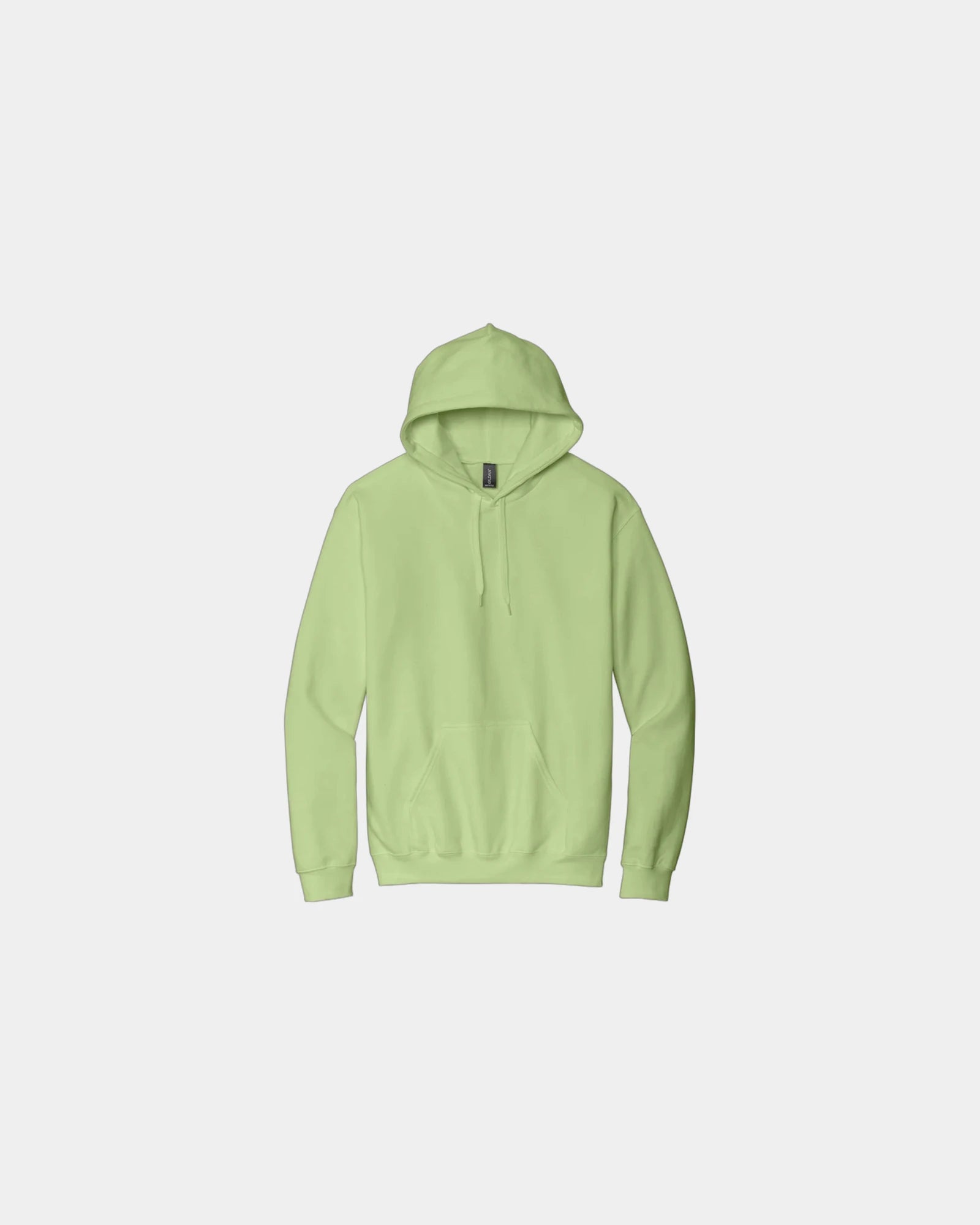 Custom midweight pullover hooded sweatshirt cotton - Pistachio