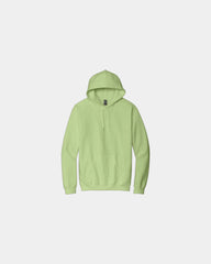 Custom midweight pullover hooded sweatshirt cotton - Pistachio