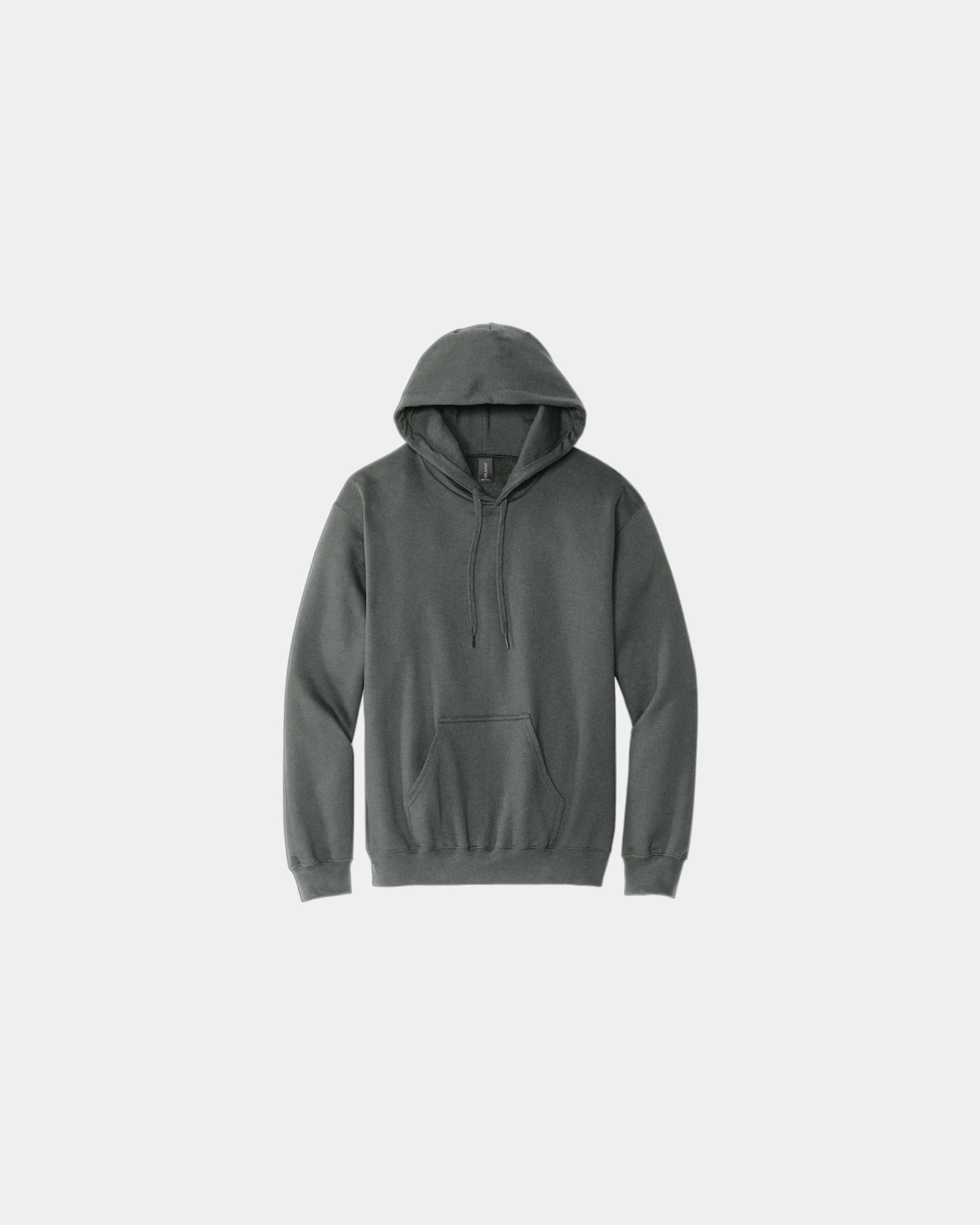 Custom midweight pullover hooded sweatshirt cotton - Charcoal
