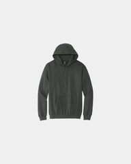 Custom midweight pullover hooded sweatshirt cotton - Smoke
