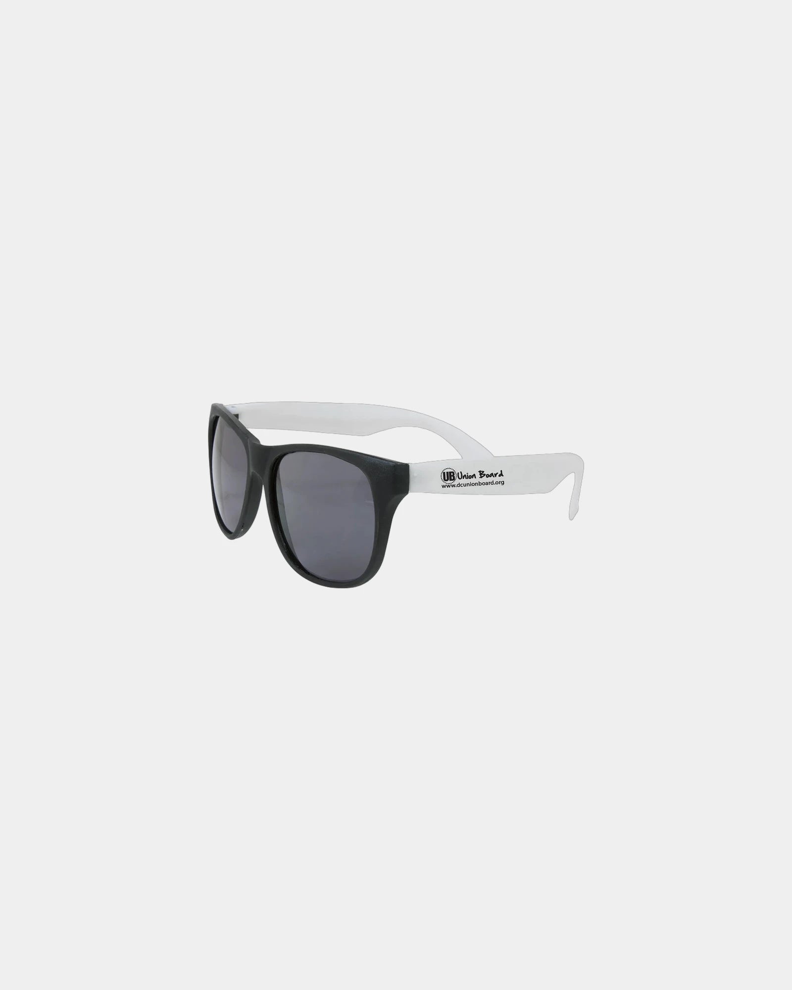 Custom UV400 two-tone matte sunglasses for brands - White