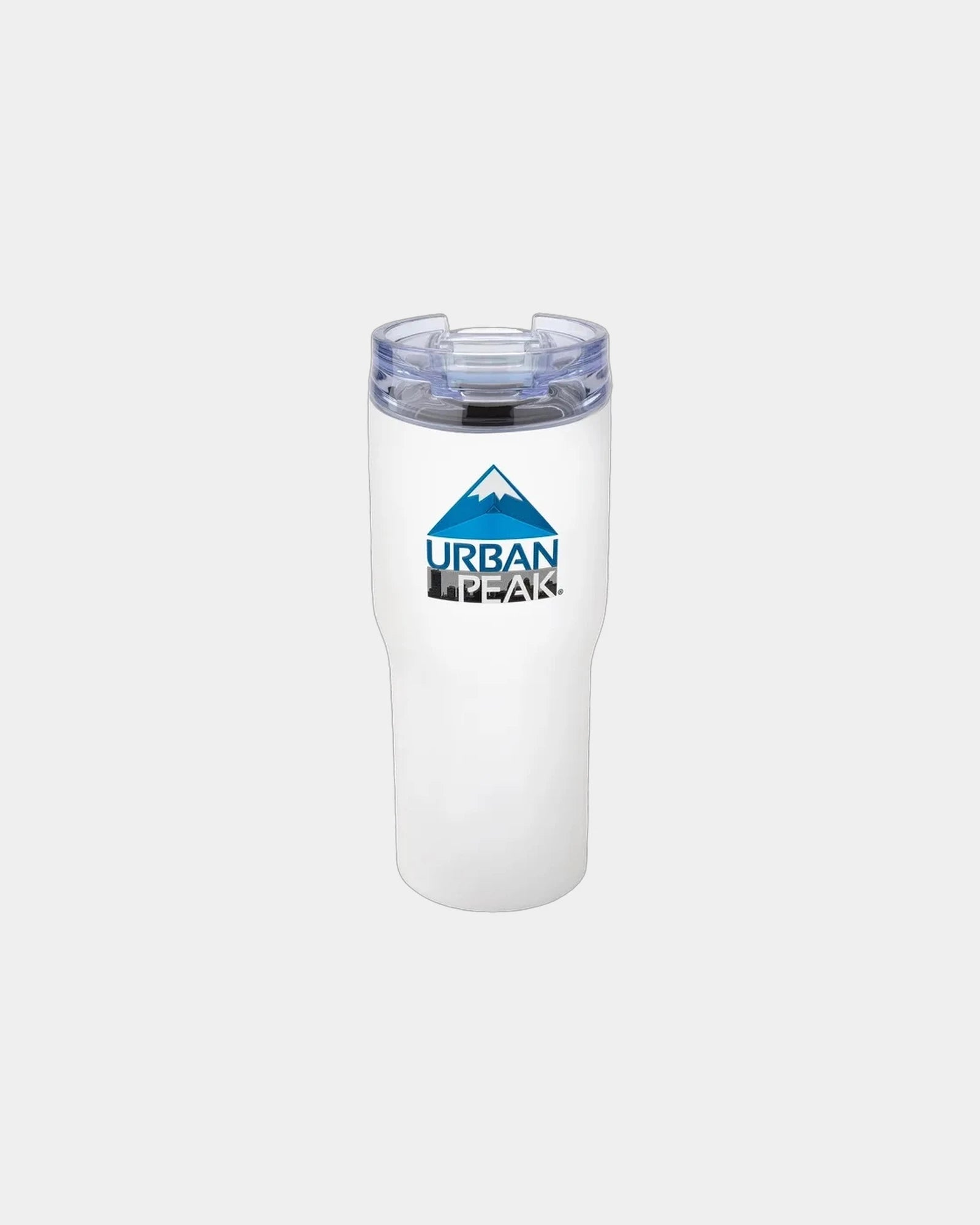 Custom insulated stainless steel 20 oz trail tumbler - White
