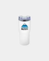 Custom insulated stainless steel 20 oz trail tumbler - White