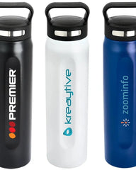 Custom insulated stainless steel 20-oz water bottle - 1