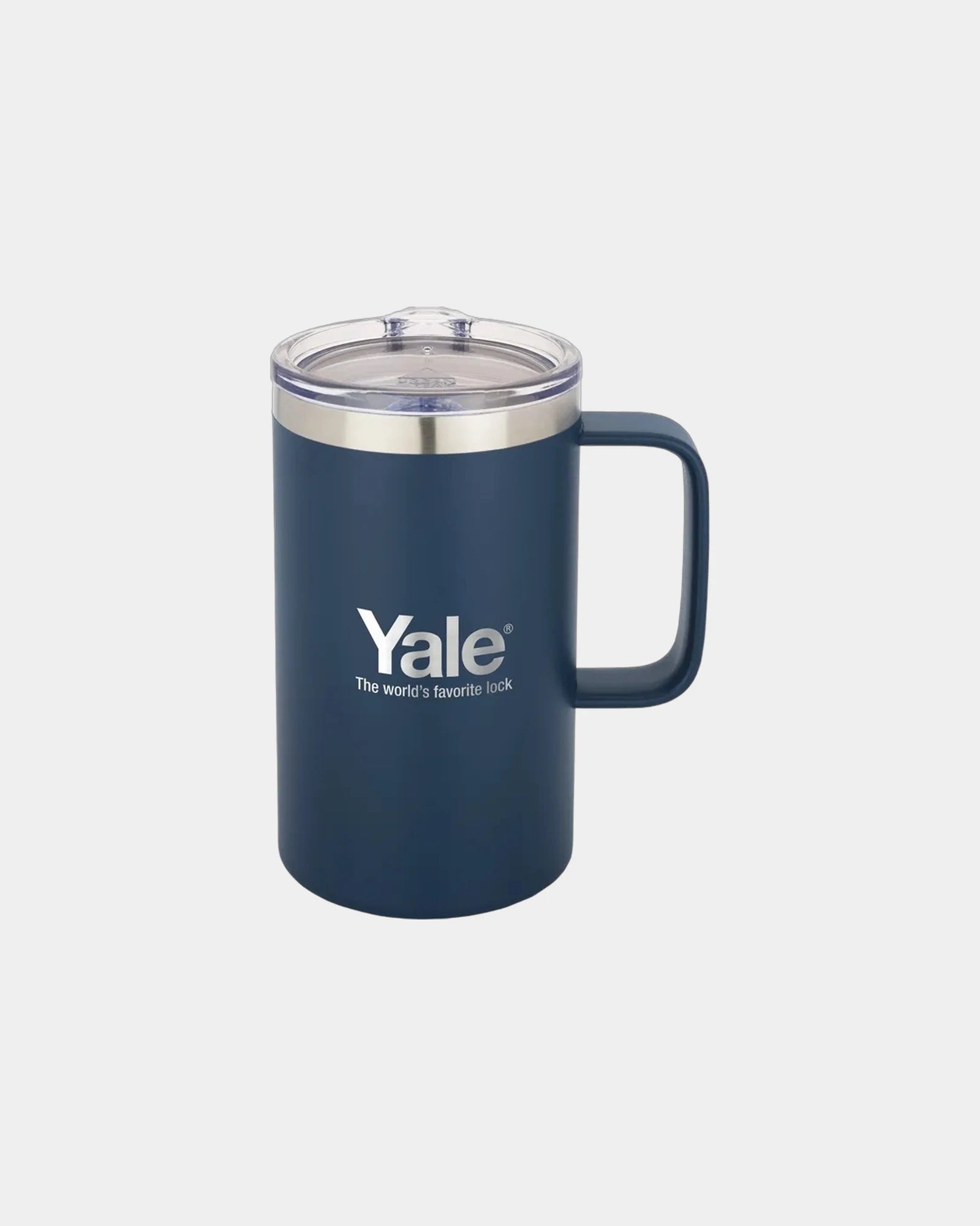 Custom insulated 18 oz stainless steel camp mug - Navy Blue
