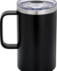 Custom insulated 18 oz stainless steel camp mug - 4