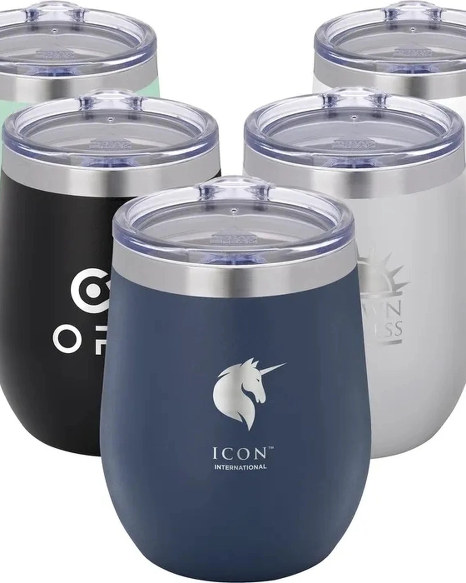 Custom insulated 15 oz stainless steel vacuum tumbler - 1