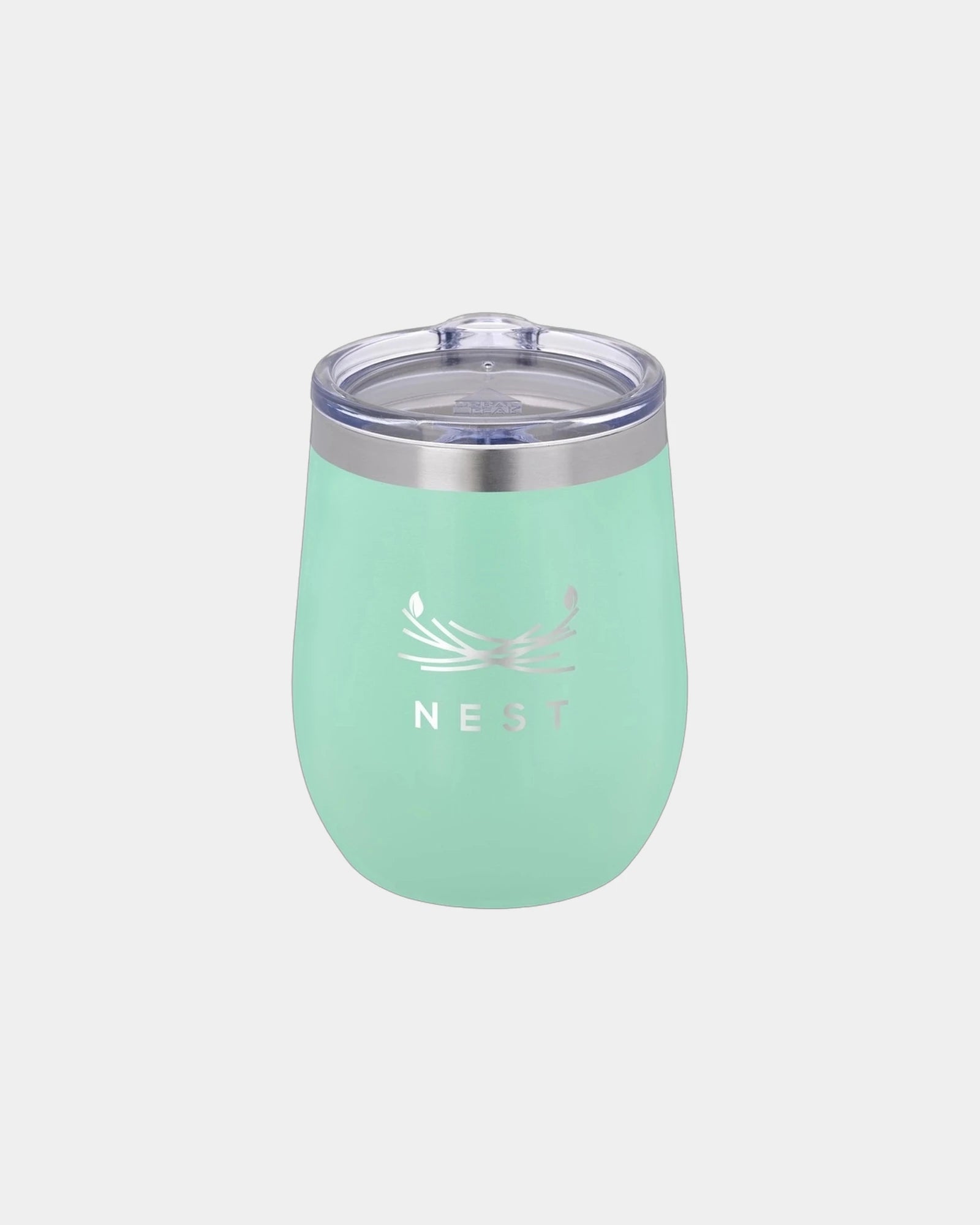 Custom insulated 15 oz stainless steel vacuum tumbler - Seafoam