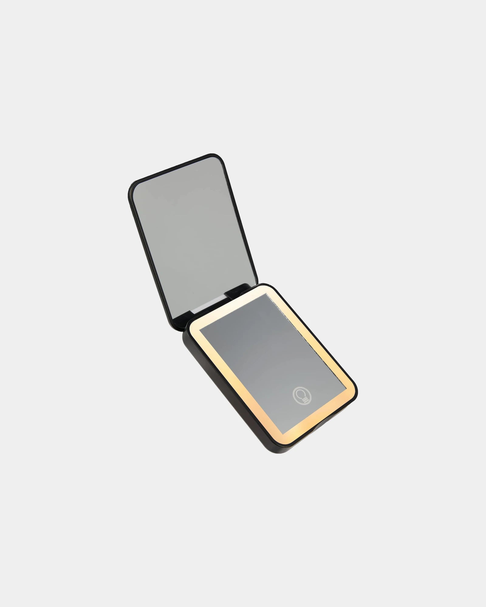 Custom recycled ABS LED compact mirror with 3x zoom - 14