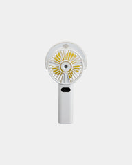 Custom recycled LED mist fan with water tank - White (Wh)