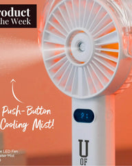 Custom recycled LED mist fan with water tank - 11