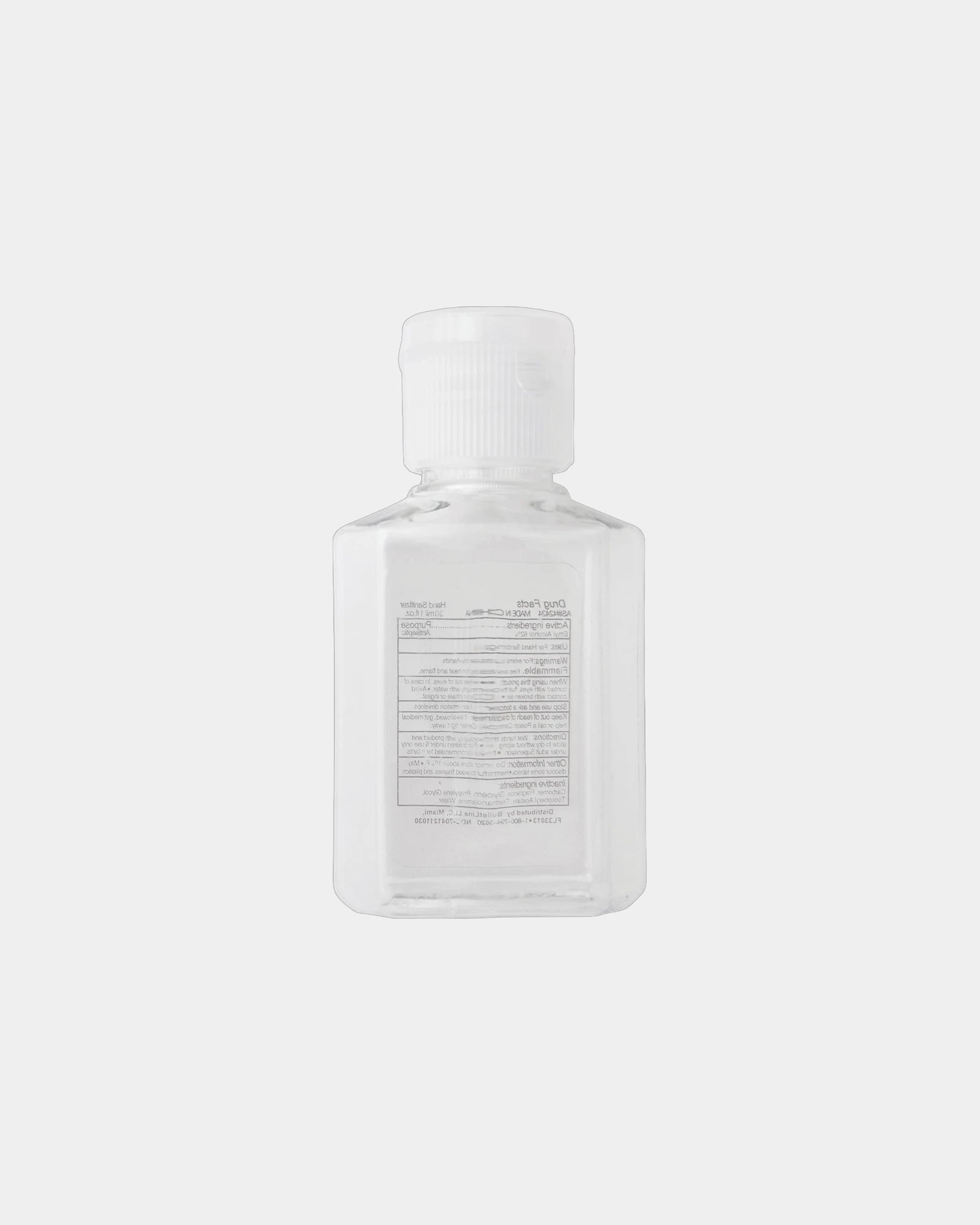 Custom 1 oz hand sanitizer squirt bottle flip-top - Clear (Cl)