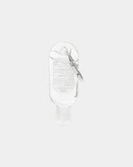 Custom 1 oz hand sanitizer with carabiner clip - Clear (Cl)