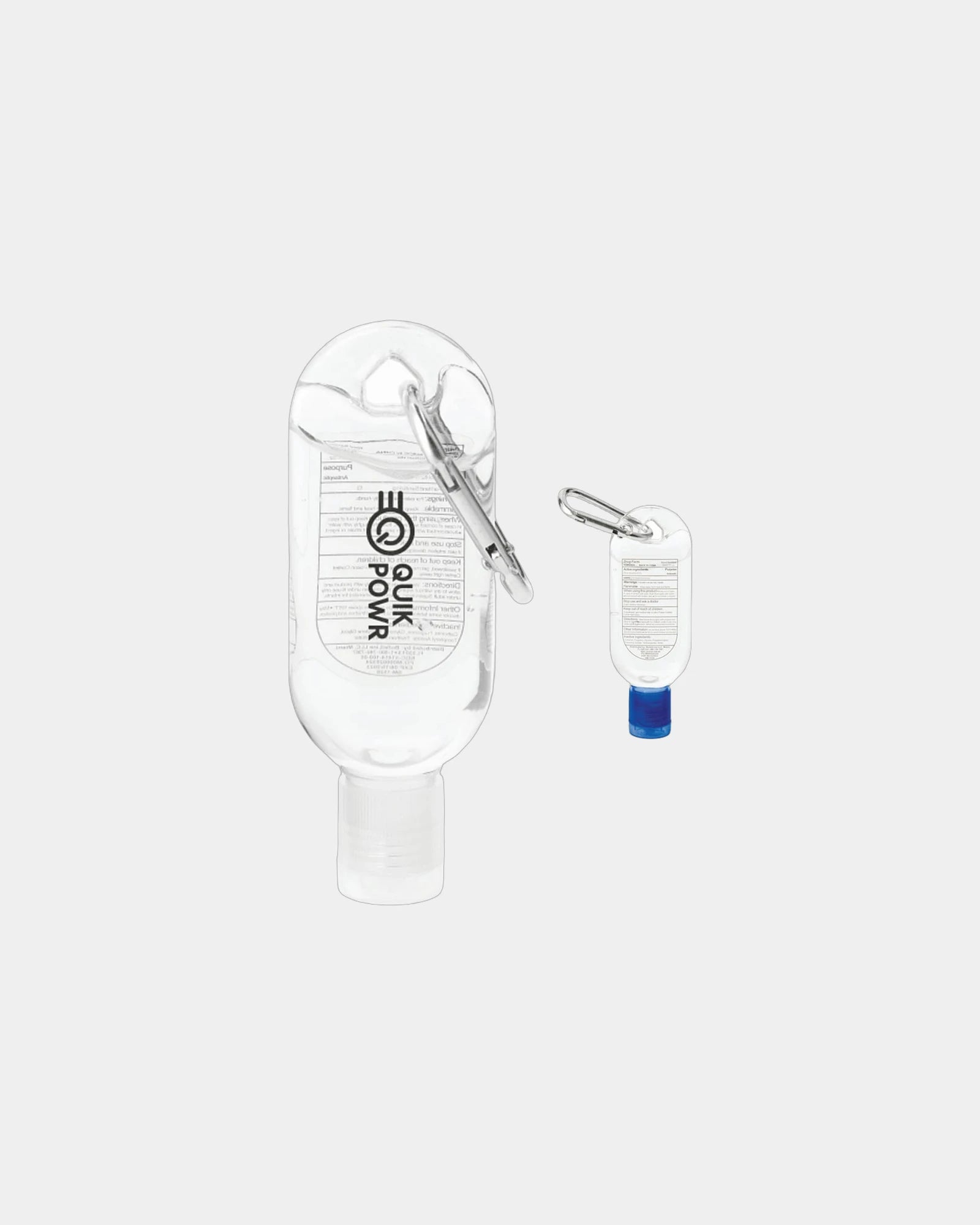 Custom 1 oz hand sanitizer with carabiner clip - 8