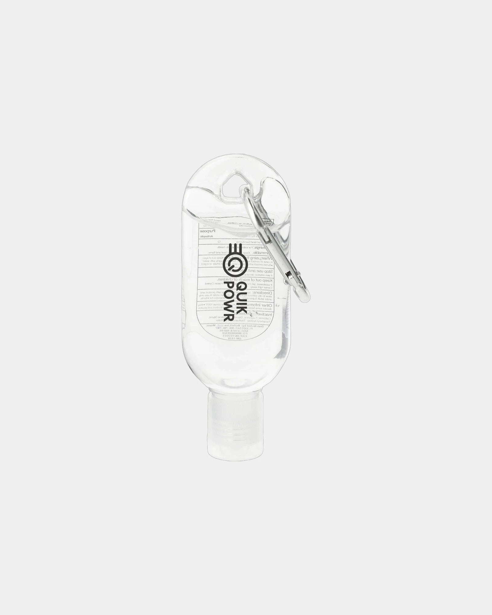 Custom 1 oz hand sanitizer with carabiner clip - 7