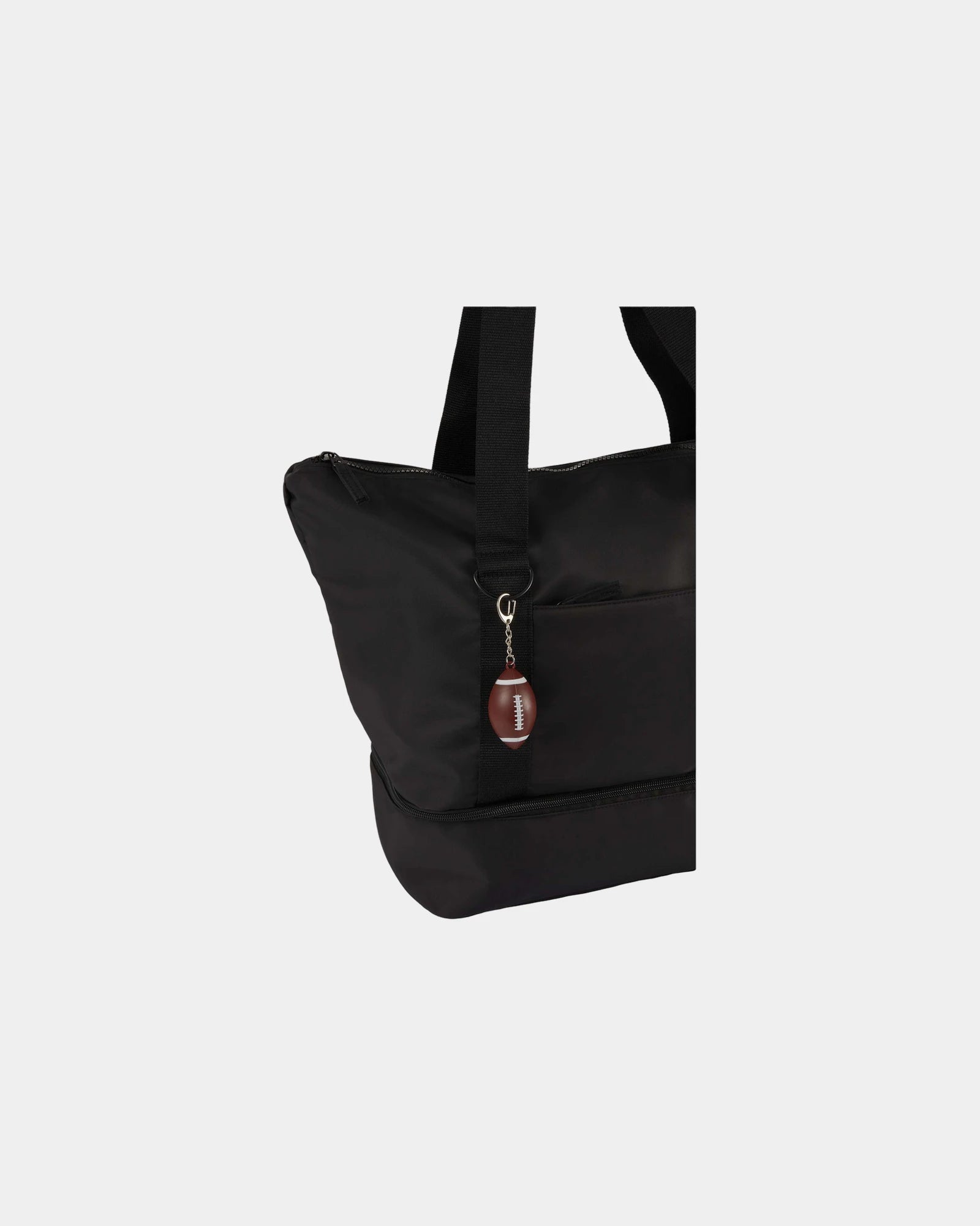 Custom recycled football lip balm keychain SPF15 - 1