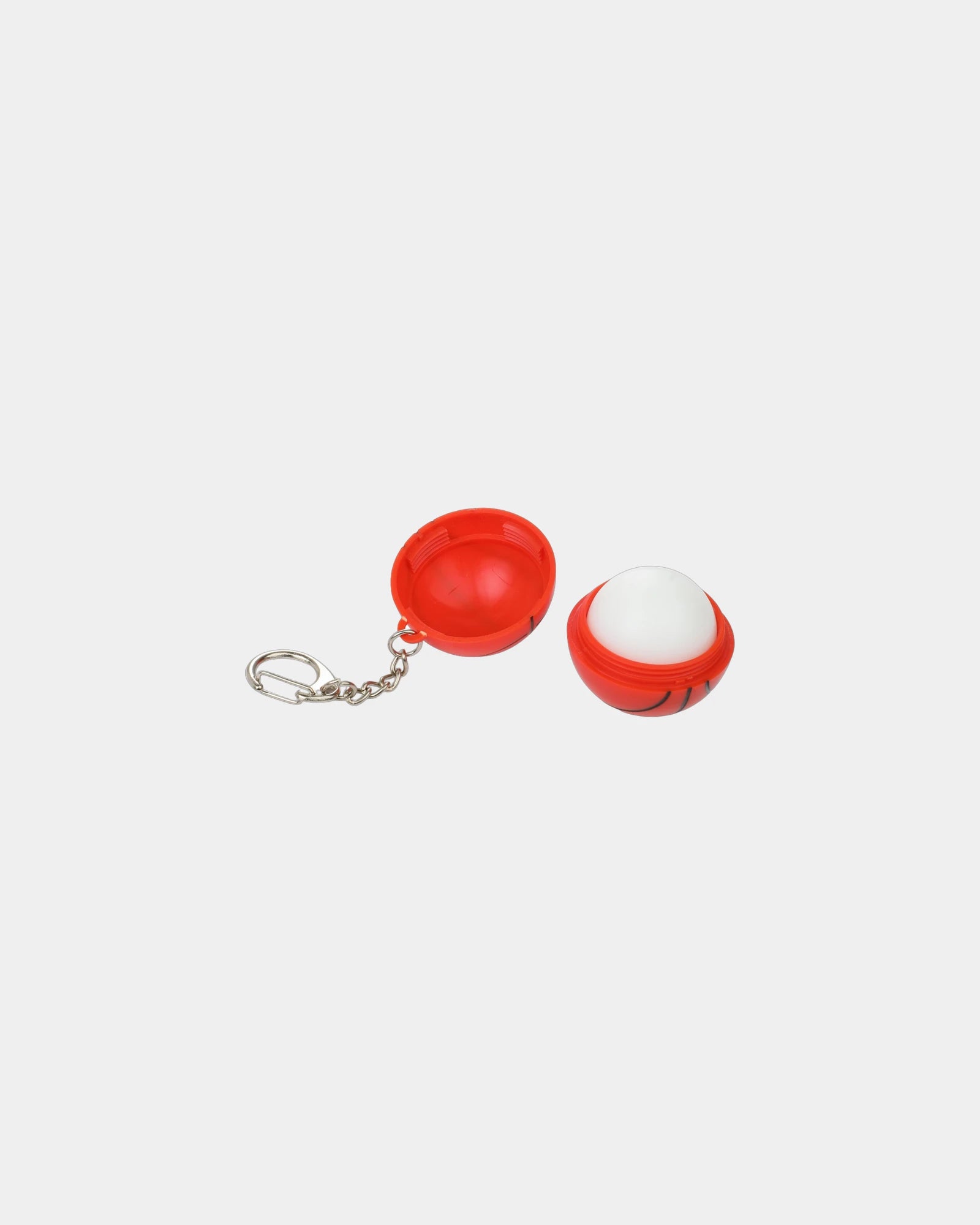 Custom recycled SPF15 lip balm basketball keychain - 1
