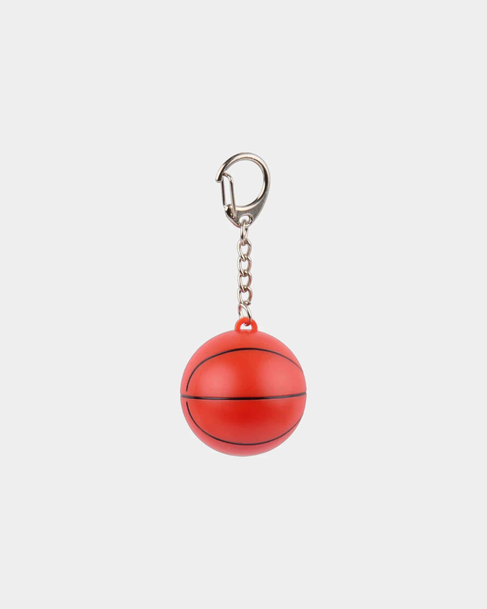 Custom recycled SPF15 lip balm basketball keychain - Orange (Or)