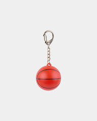 Custom recycled SPF15 lip balm basketball keychain - Orange (Or)
