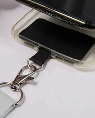 Custom recycled phone lanyard with adjustable clip - 18