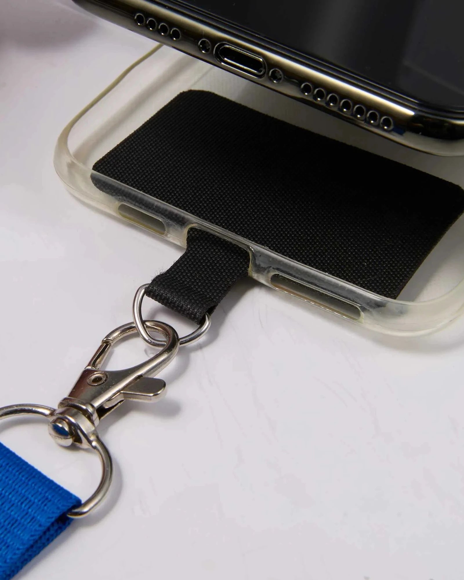 Custom recycled phone lanyard with adjustable clip - 14