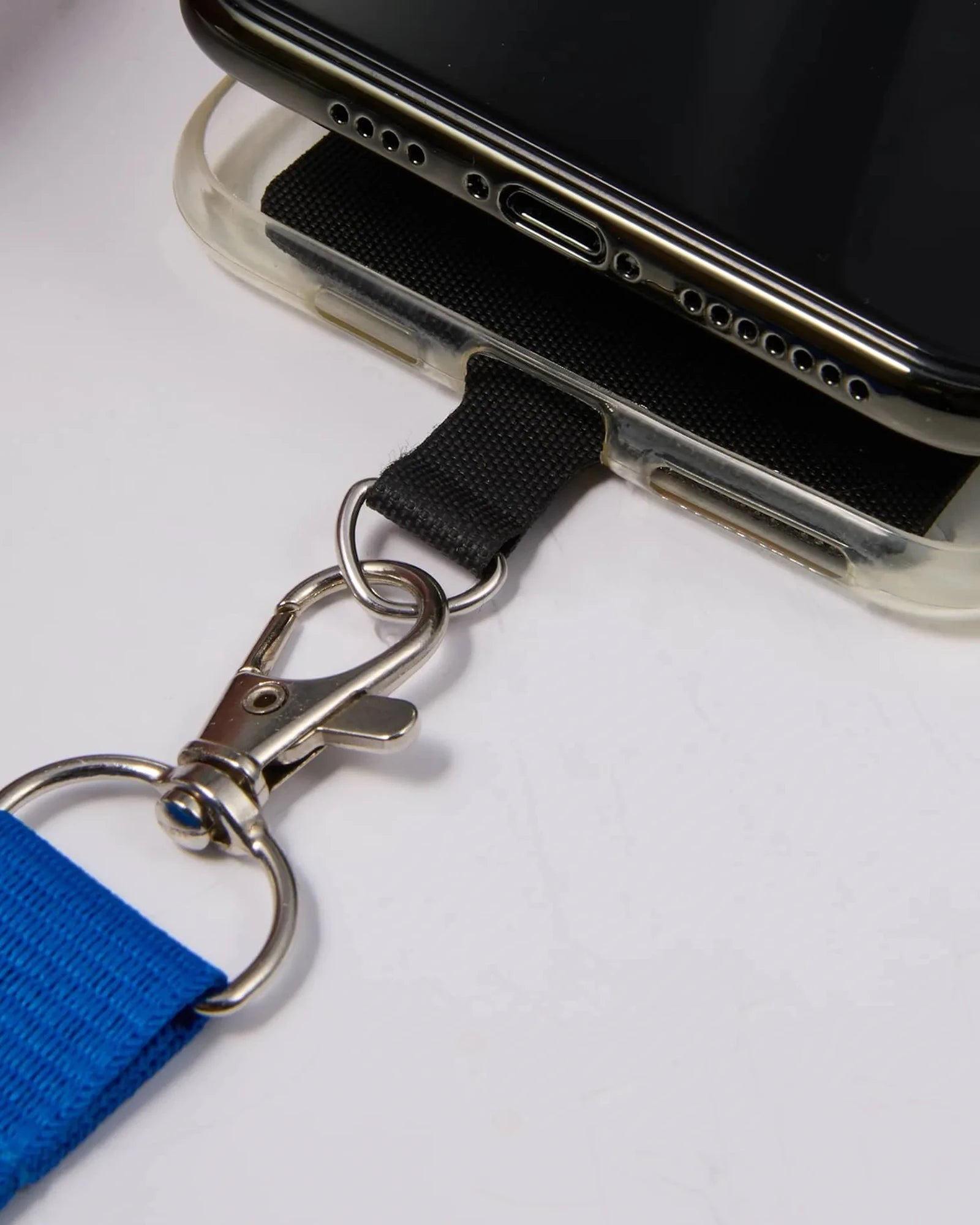 Custom recycled phone lanyard with adjustable clip - 15