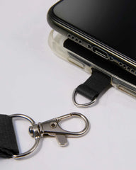 Custom recycled phone lanyard with adjustable clip - 13